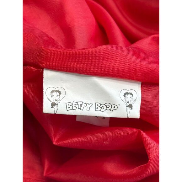 Betty Boop Shoulder Bag Black Polyester 15" L x 10" H x 3.5" D - Picture 7 of 8